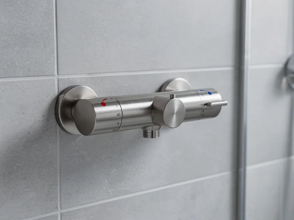 Mitigeur thermostatique anti-brûlure à hauteur accessible